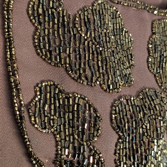 1940s Beaded Brown Suit Jacket - Picture 3 of 11